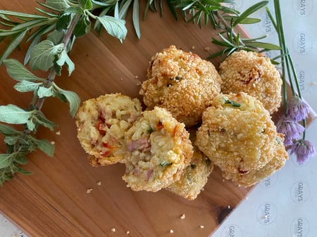 Semidried Tomato & Bacon Arancini