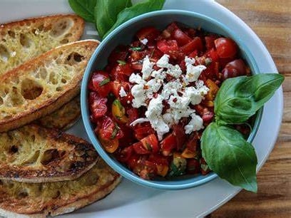 Tomato and Basil Bruschetta