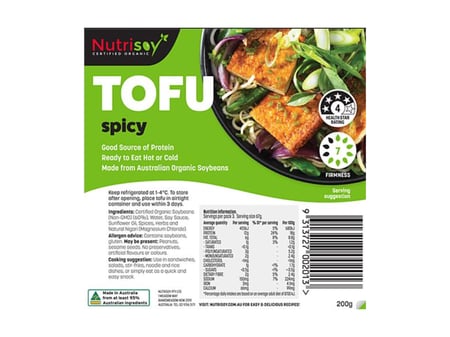 Nutrisoy Spicy Tofu (200g)