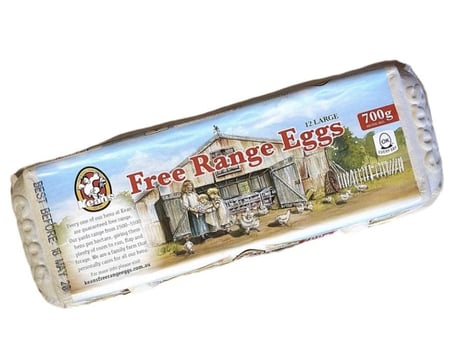 Kean's Free-Range Eggs 600g Dozen