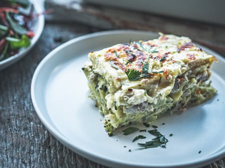 FROZEN Half Serve Farmhouse Chicken & Vegetable Lasagna