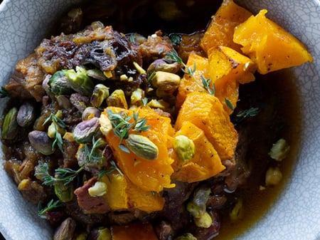 Persian Lamb With Pumpkin & Pistachio