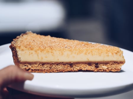 Honey and Almond Shortbread Tart