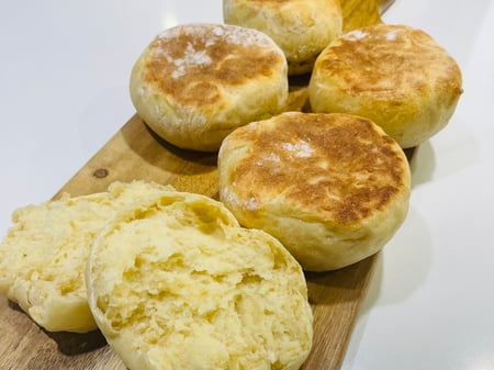 Sourdough English Muffins