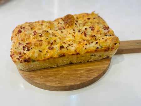 Jalapeno, Bacon and Cheese Sourdough Focaccia