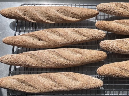 Buckwheat baguette