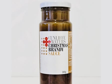 Christmas brandy sauce