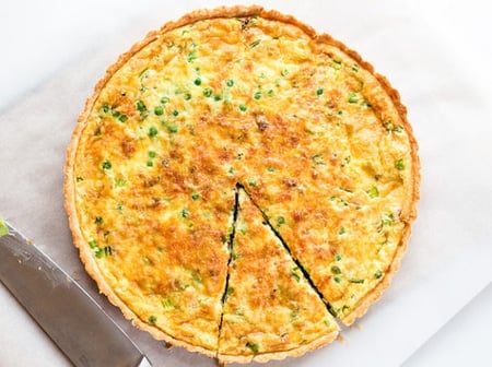 Bacon & Shallot Family Quiche