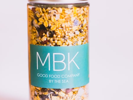 MBK Blue Spirulina, barberry, super foods, muesli