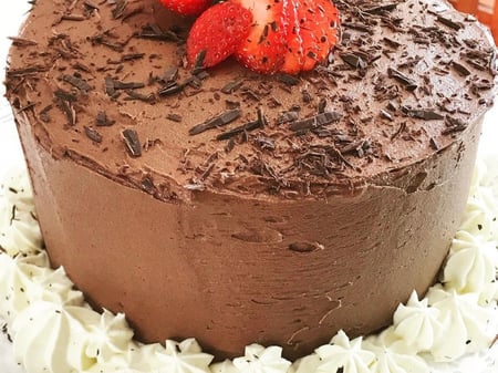 Double Layer Chocolate Cake