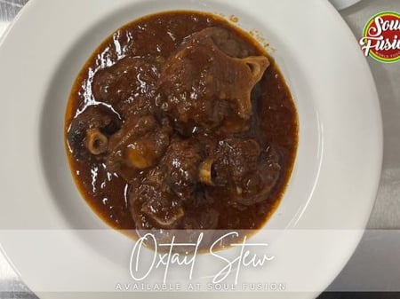 Oxtail stew and Sadza