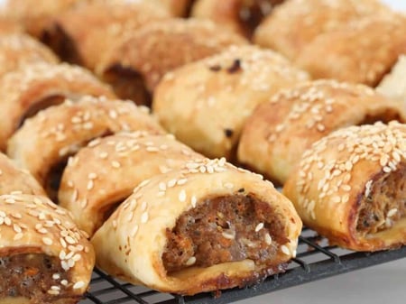 Classic Beef Cocktail Sausage Rolls