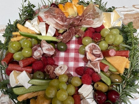 Christmas Wreath Platter