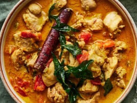 Mauritian Chicken Curry with Tomato, Coconut and Lemon