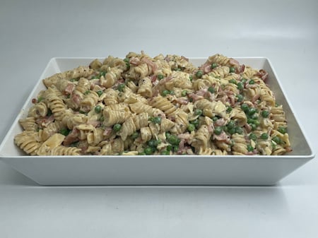 lemon Pea Bacon pasta Salad