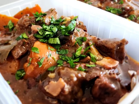 Gourmet Special: Beef Bourguignon with Mashed Potato