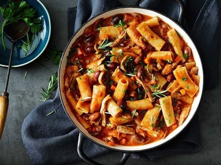 Chicken Cacciatore with Rigatoni