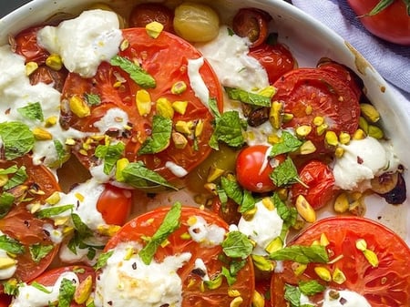 Roasted Tomatoes & Stracciatella