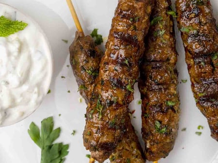 SHAWARMA SPICED BEEF KEBAB