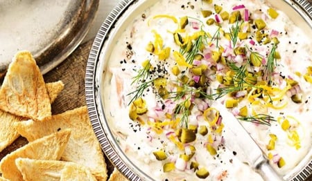 Smoked Butterfish and Lemon Zest Dip