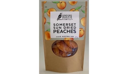 Singing Magpie Produce Somerset Sun Dried Peaches 100g