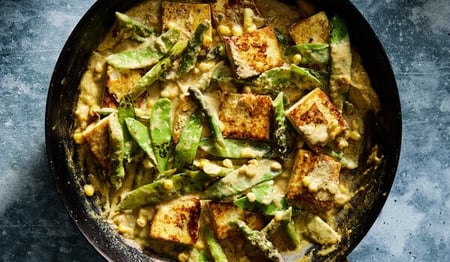 Green Curry Glazed Tofu