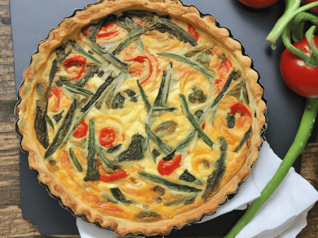 Vegetable Quiche 8"