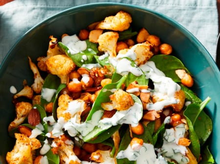 Cauliflower and Chickpea Salad