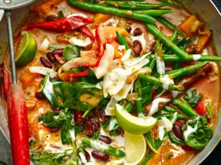 Light Caribbean Vegetable Curry