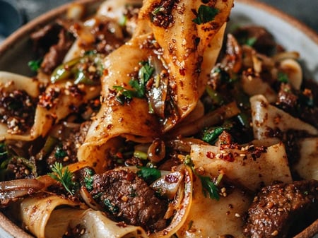 CUMIN LAMB NOODLES