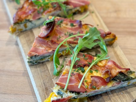 Bacon Frittata Slice