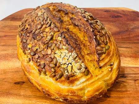 Pumpkin and Chive Sourdough