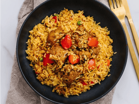 Nepalese Chicken and Fried Rice