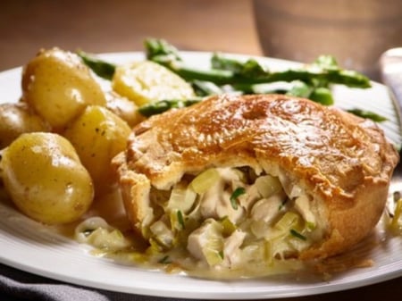 Chicken and Leek Pies