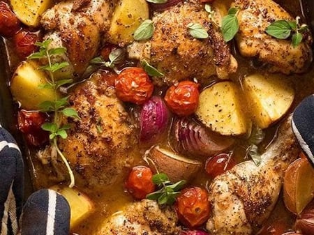 Mediterranean Chicken Dinner