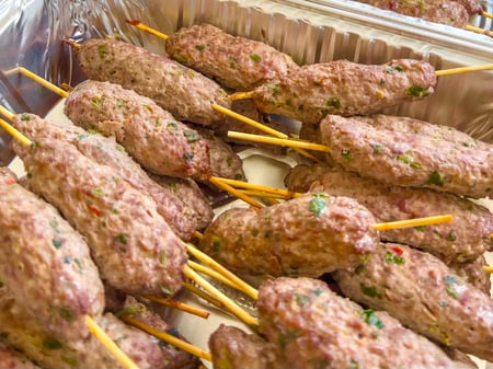 Beef Kafta Skewers