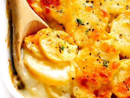 Scallop Potatoes for Christmas