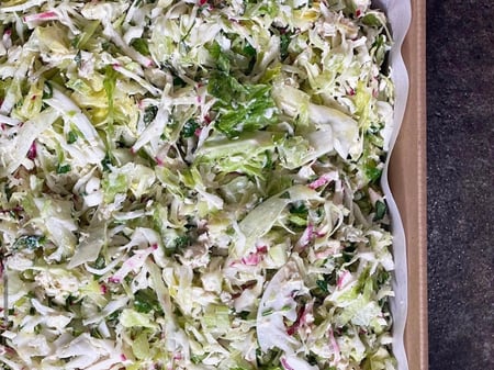 Spring Herby Italian Slaw