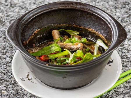 Braised and Caramelised Goby Fishes (Ca Keo Kho To)