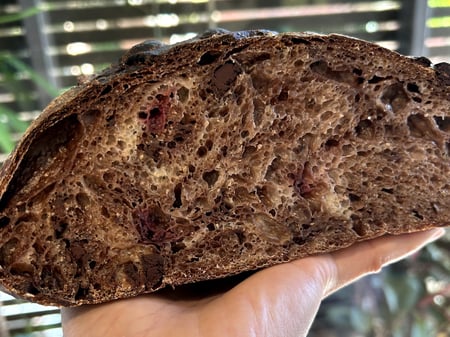 Sour Cherry and Chocolate Sourdough