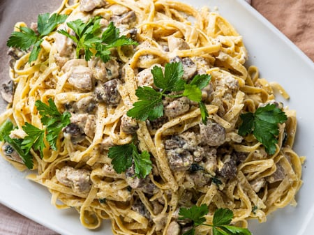 Chicken & Mushroom Fettuccine