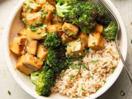 Honey Mustard Tofu Stir Fry - VEGETARIAN