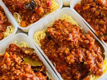 Vegan Bolognese with Gfree Pasta