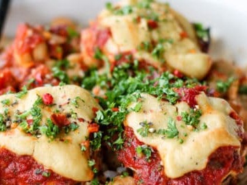 Vegan Chickpeas & Mushroom Casserole w Quinoa Rice