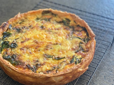 Spinach & Feta Quiche