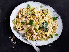 Creamy Chicken Pesto Pasta