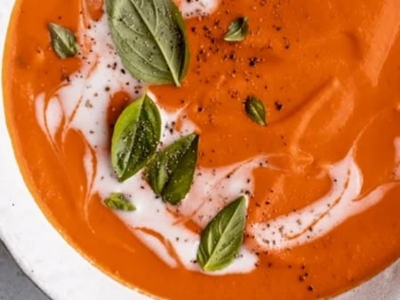 Creamy Tomato Soup with Cheese Toasties