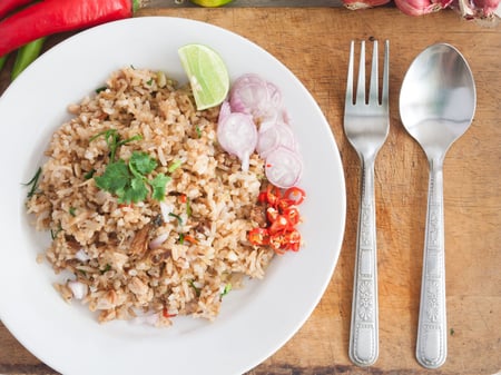 Spicy Brown Rice & Vegetable Bowl