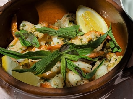 Butterfly Prawns with Salsa Verde