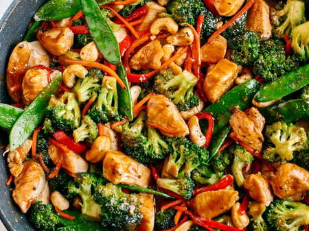 Chicken and Cashew Stir Fry